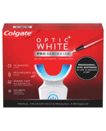 does colgate optic white work.
